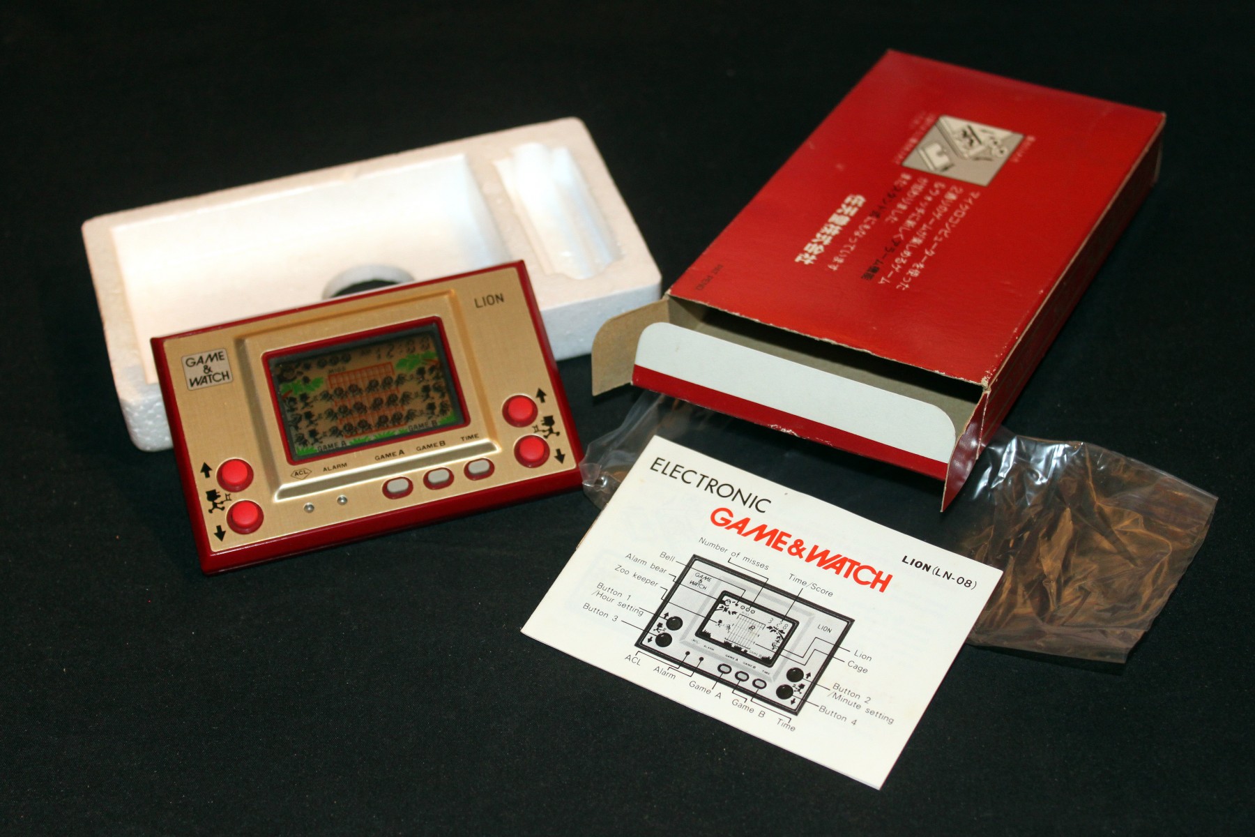 男女兼用 マ*0様 ゲーム&ウォッチ GOLD LION Nintendo GAME&WATCH LION