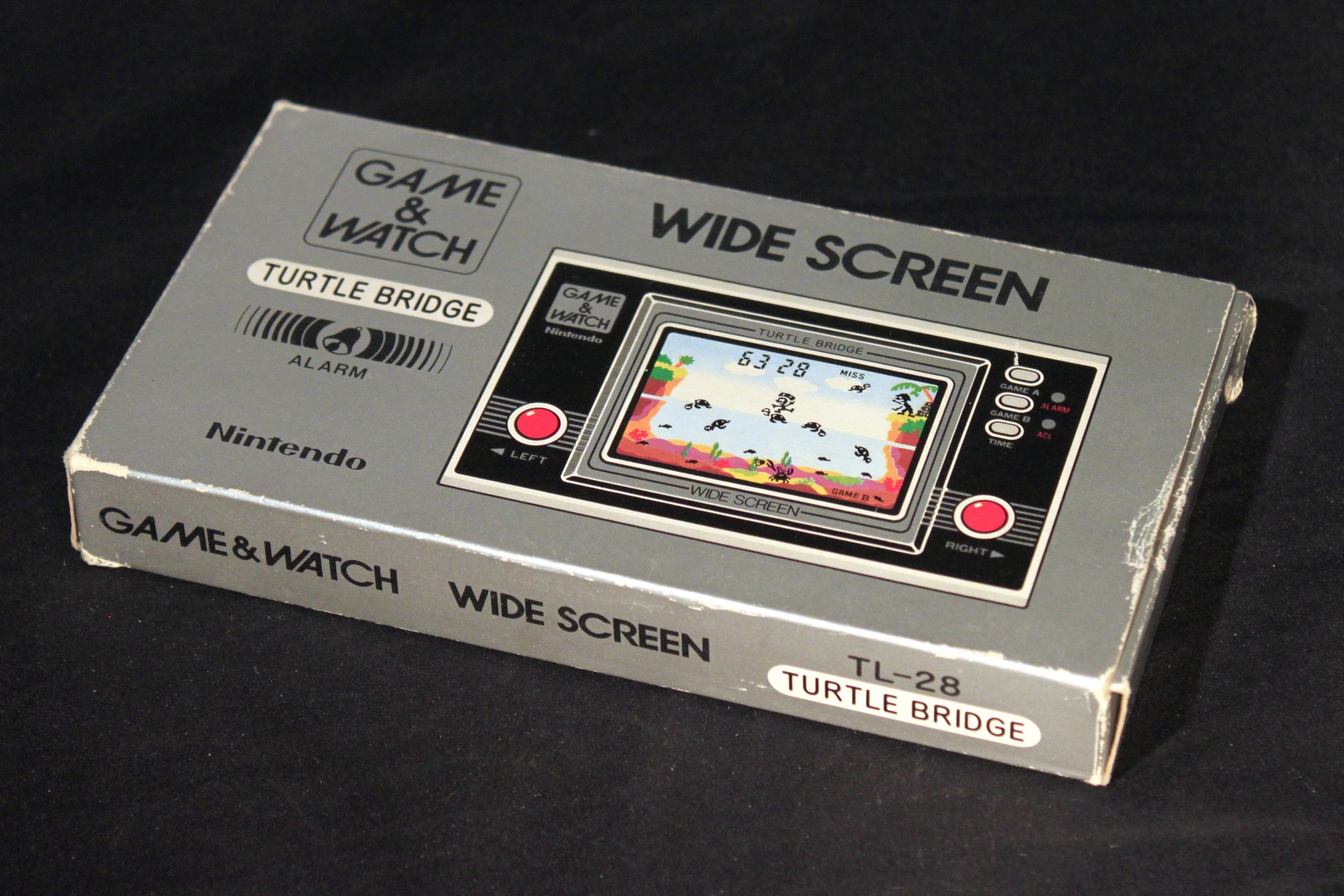 【レトロ】任天堂 ゲーム&ウォッチ TURTLE BRIDGE TL-28 第15作】 TL-28 タートルブリッジ - どこでもGAME&WATCH